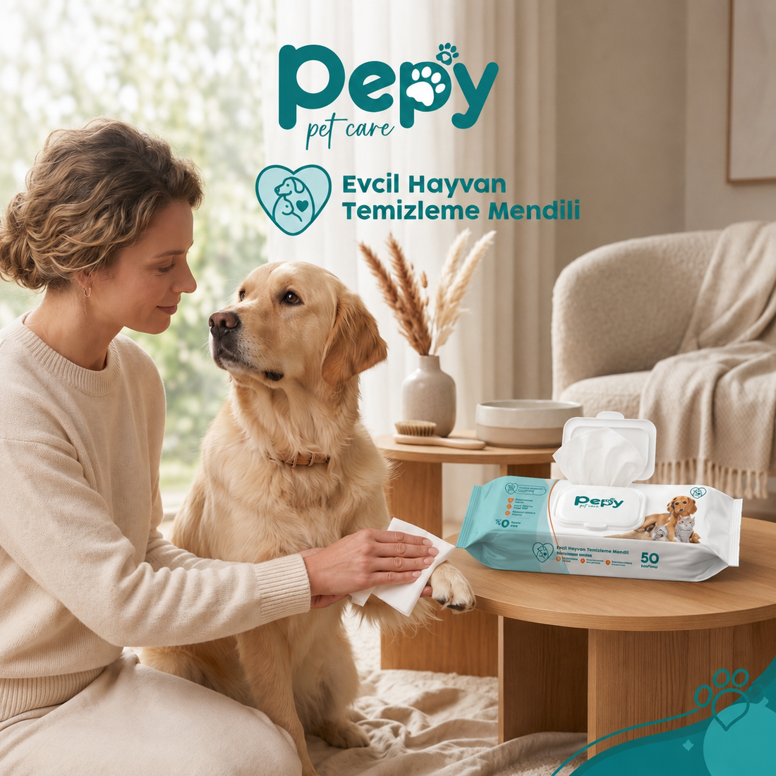 Evcil Hayvan Islak Mendilleri ve Köpek Eğitim Ürünleri