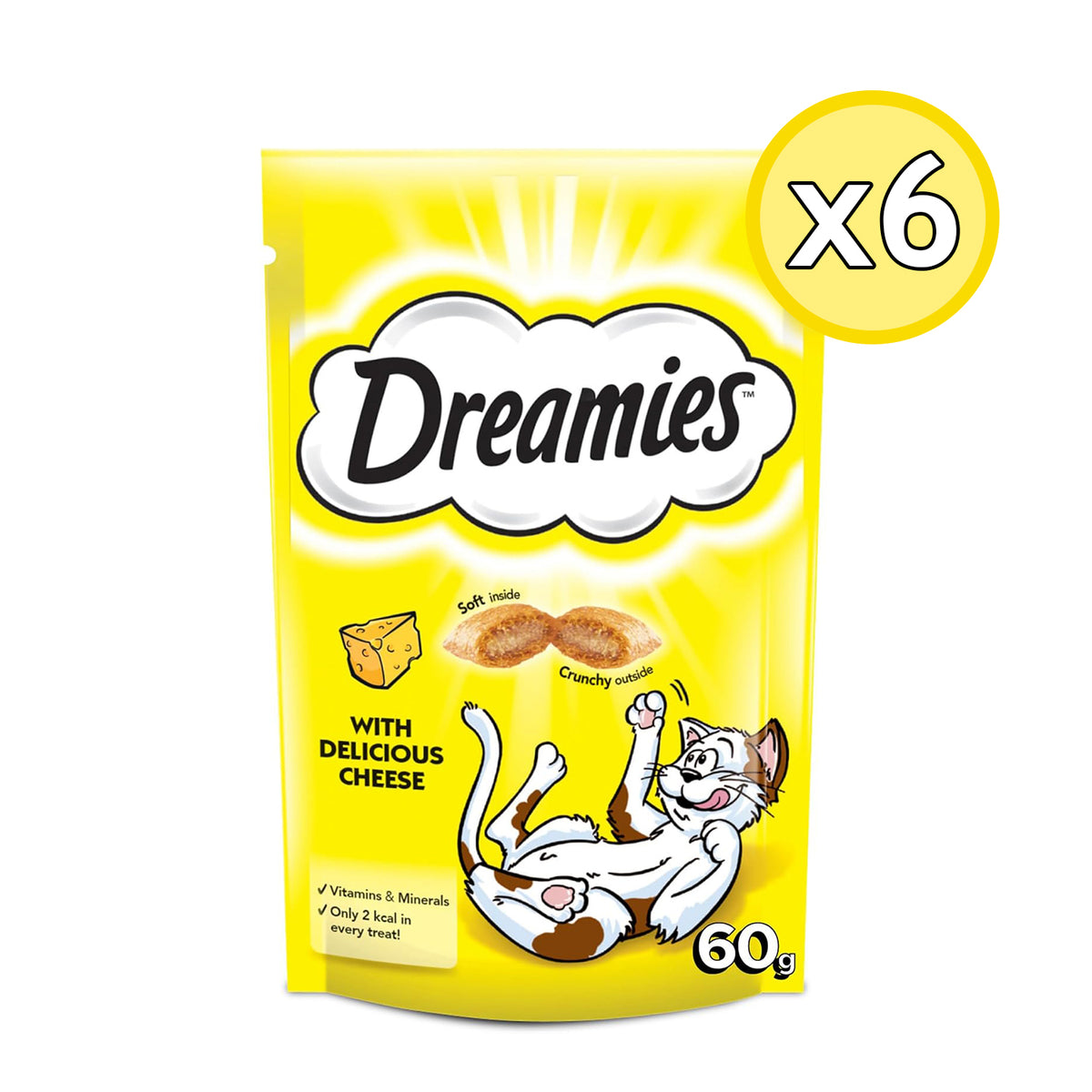 Dreamies Peynirli Yetişkin Kedi Ödül Maması 60 Gr 6 Adet