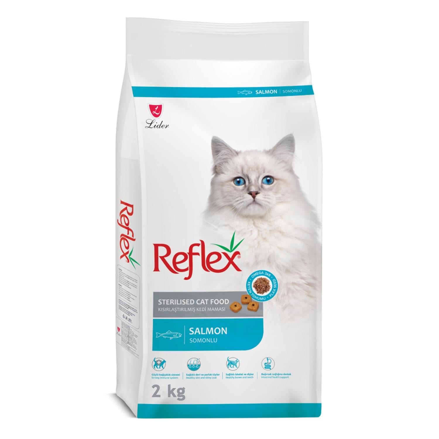 Reflex Kısırlaştırılmış Kedi Maması Somonlu 2kg