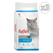 Reflex Somonlu ve Hamsili Yetişkin Kedi Maması 2 Kg 3 Adet