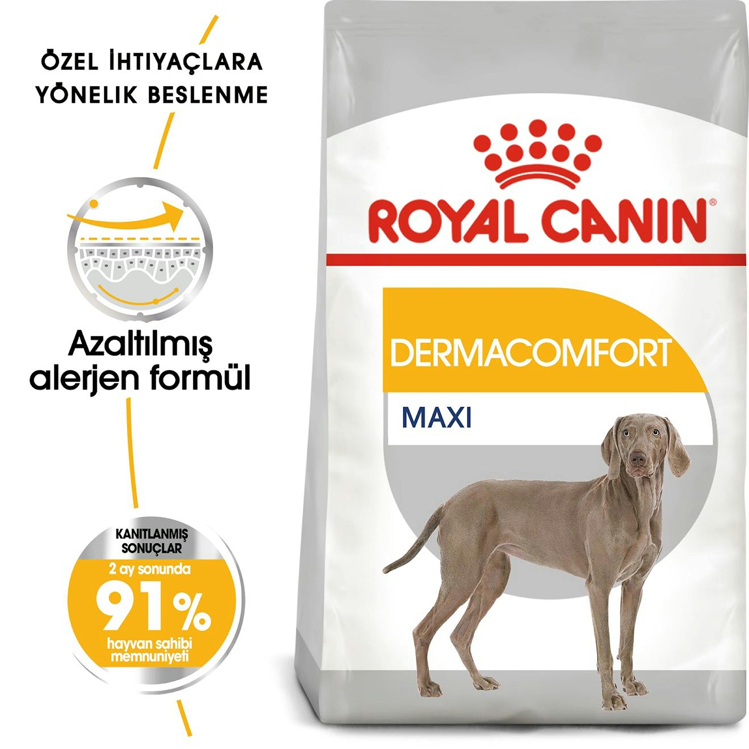 Royal Canin Dermacomfort Maxi Yetişkin Köpek Maması 12 Kg