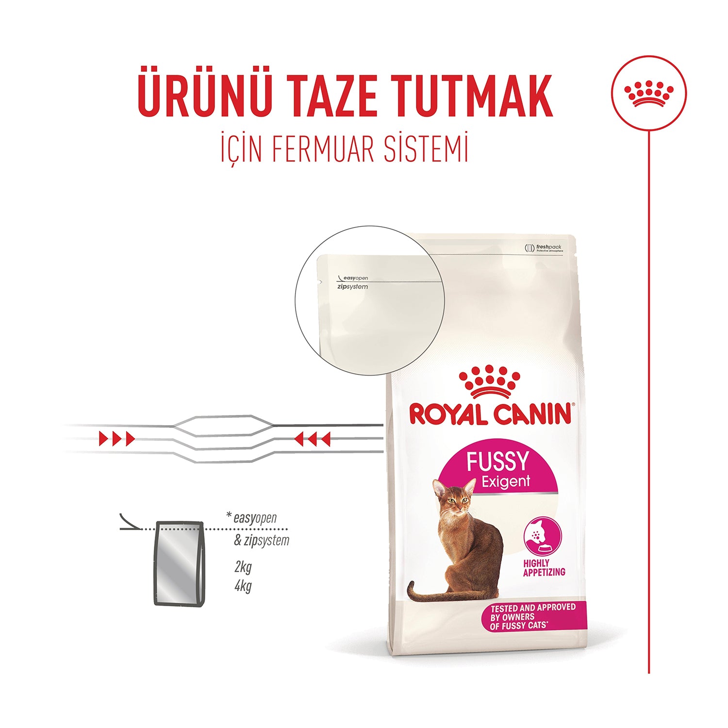 Royal Canin Fussy Exigent Seçici Kedilere Özel Yetişkin Kedi Maması 2 Kg