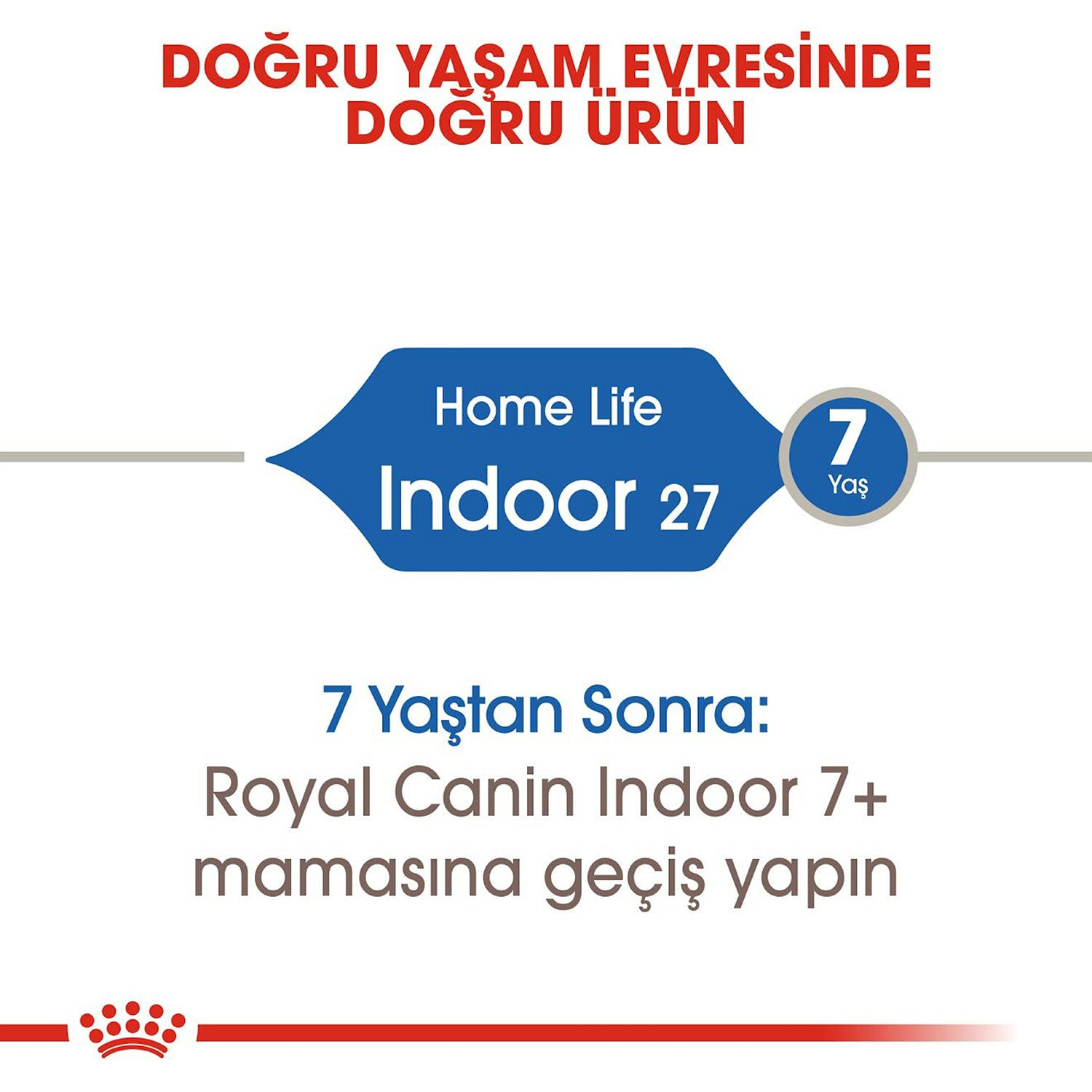 Royal Canin Indoor 27  Evde Yaşayan Kediler İçin Yetişkin Kuru Kedi Maması 2 Kg