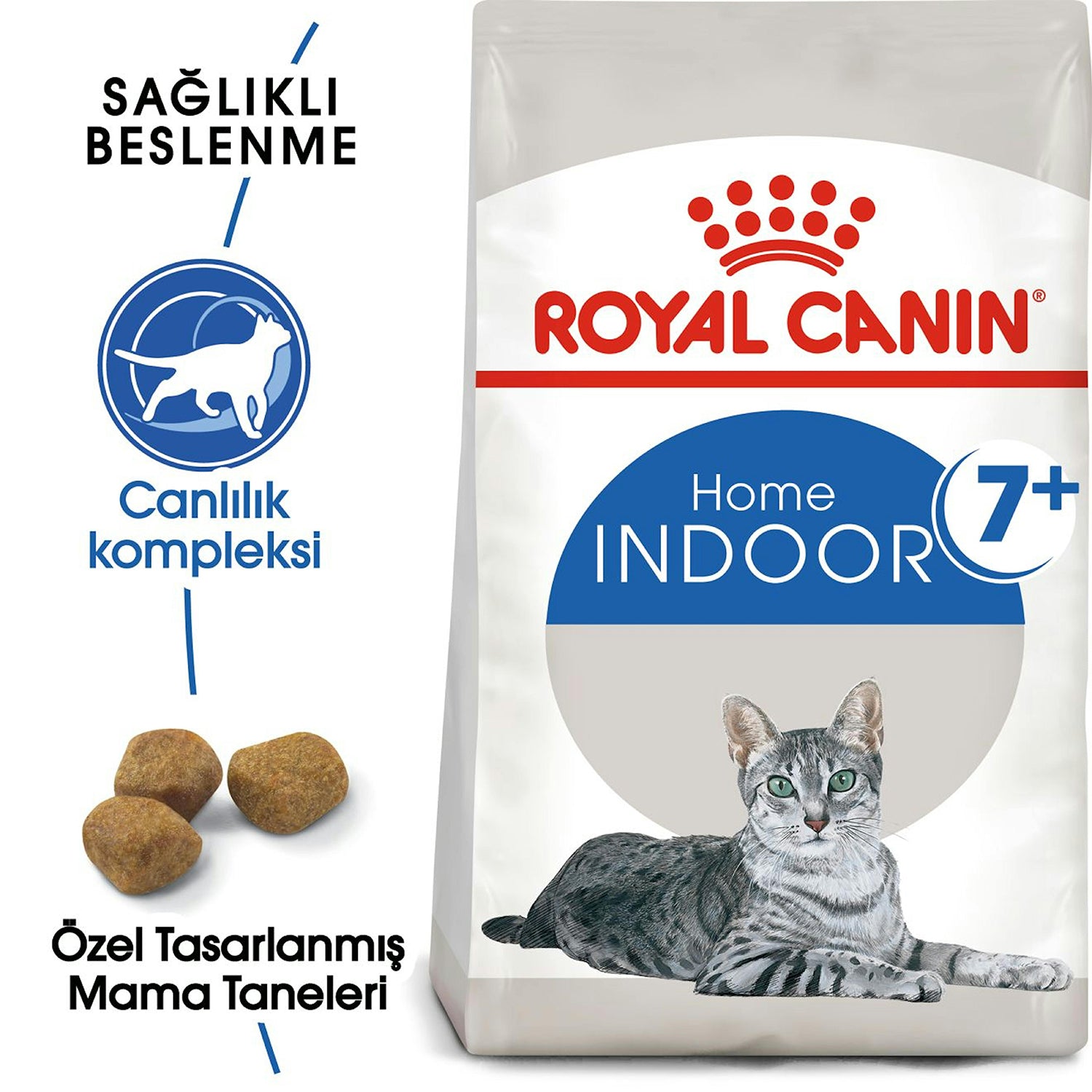 Royal Canin Indoor 7+ Yaş Ev Kedileri İçin Yetişkin Kedi Maması 3.5 Kg
