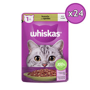 Whiskas Kuzulu Poşet Yaş Kedi Maması 85 Gr 24 Adet