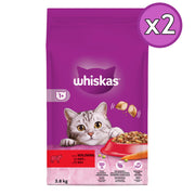 Whiskas Sığır Etli Biftekli Yetişkin Kedi Maması 3.8 Kg 2 Adet